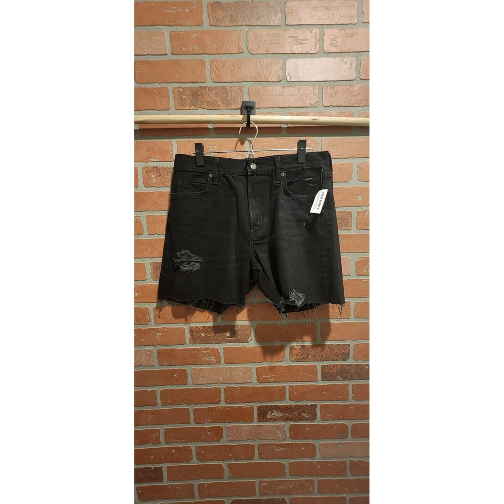 Old Navy Cut Off Shorts 8 New W Tag Black 100% Cotton.‎                 Bin 11